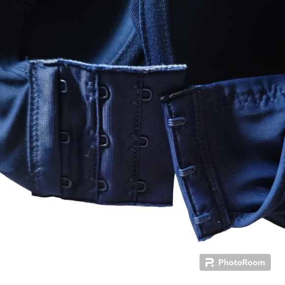 Bail Comfortlite Smoothing Bra Underwire Lightly Lined Royal Blue Sz 40DD NWOT - Picture 7 of 13